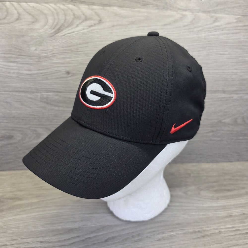 Nike Georgia Bulldogs Legacy91 Dri-FIT Hat Black Mens Adjustable Strapback Cap